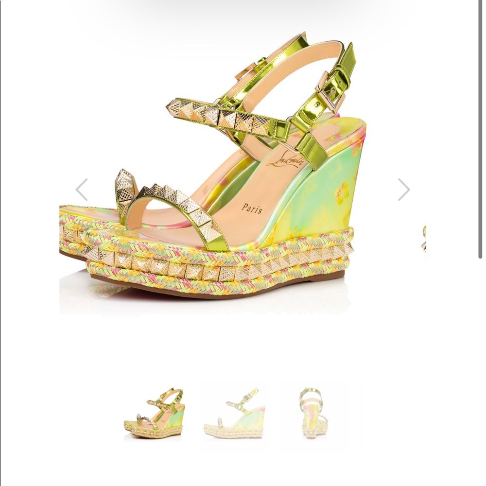 Christian Louboutin Pyraclou wedges